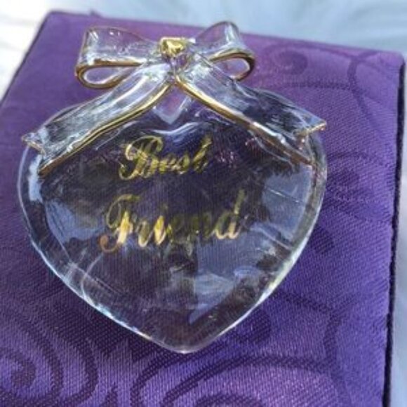 Best Friend glass ornament and gift box - Picture 3 of 5